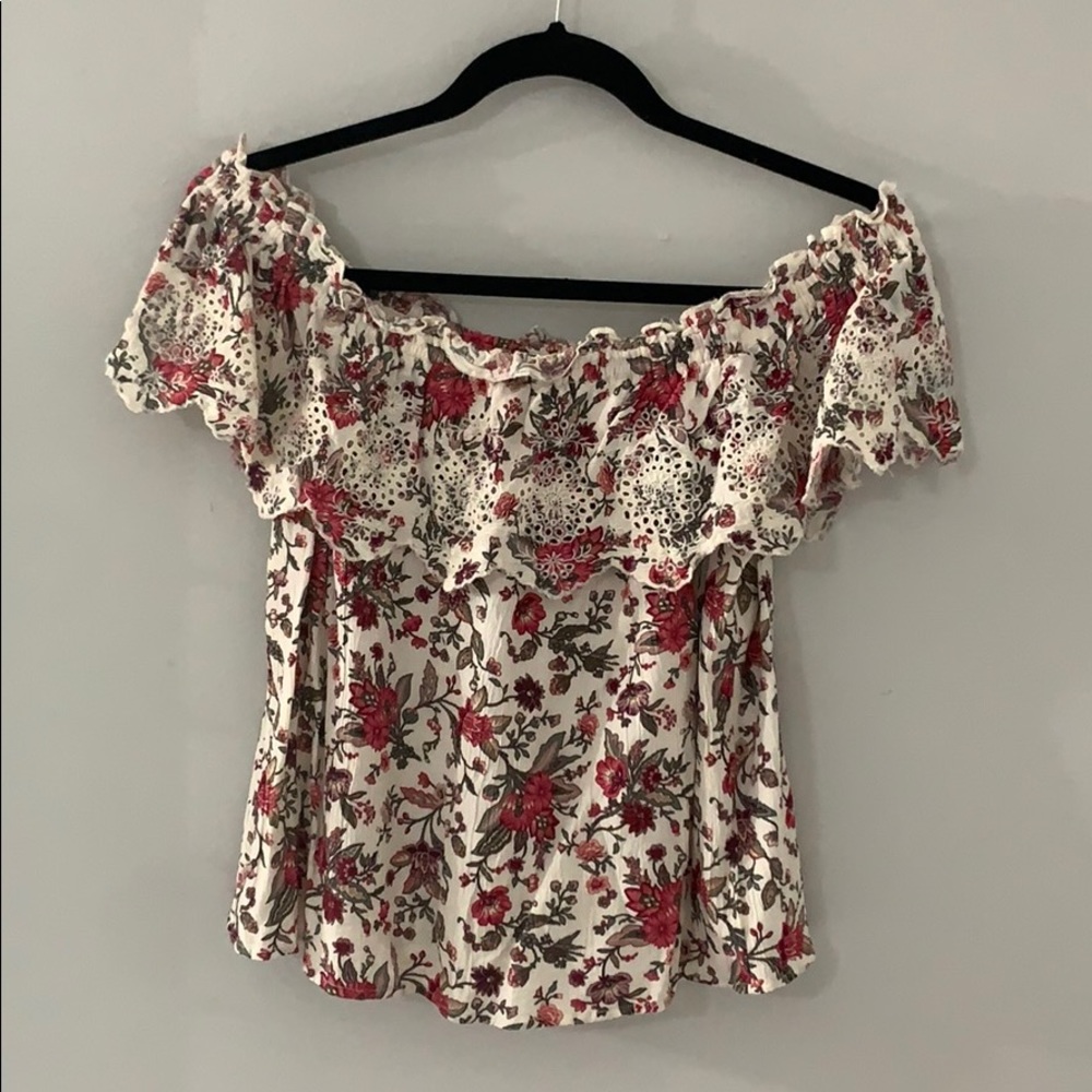 Floral Off the Shoulder Top